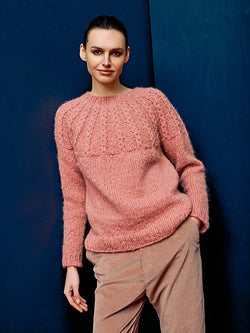 Claire Top Down Sweater by LANGYARNS SWITZERLAND