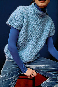 Ingrid Top Down Slipover by LANGYARNS SWITZERLAND