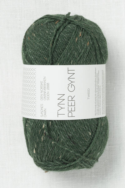 Sandnes Garn Tynn Peer Gynt Tweed 8085 Forest Green Tweed
