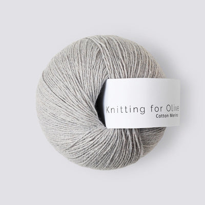Knitting for Olive Cotton Merino Pearl Gray
