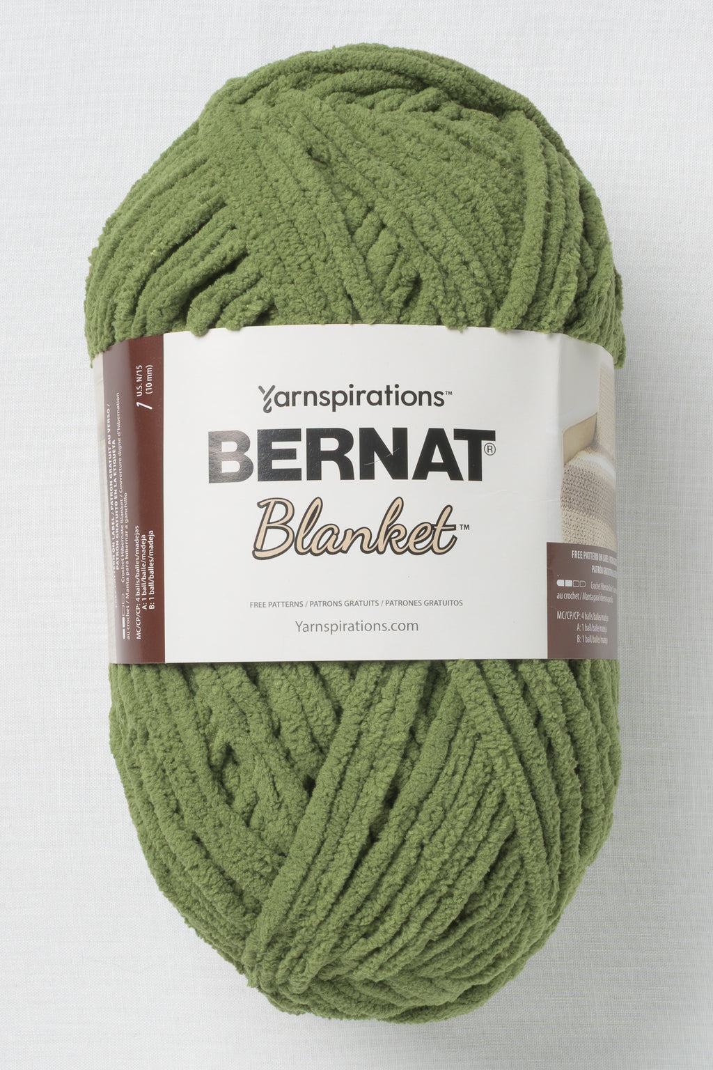 Bernat Blanket Khaki Green