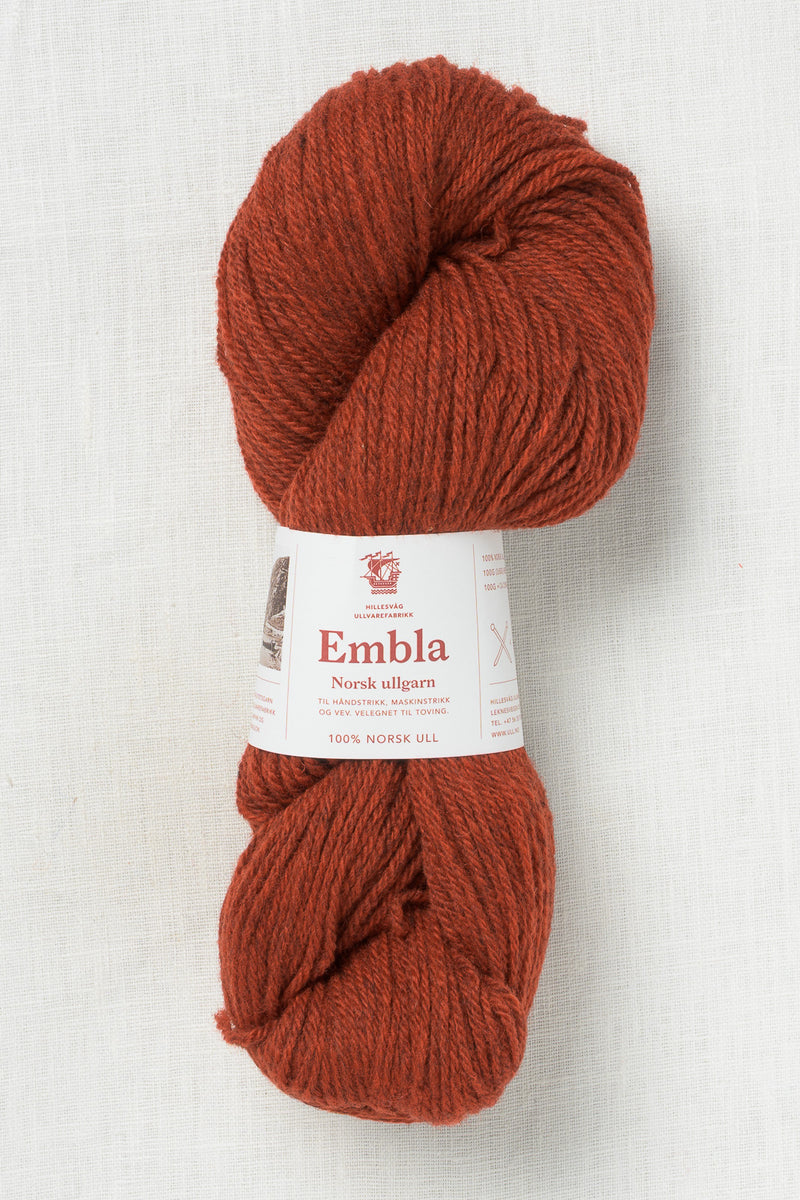 Hillesvåg Embla 6503 Heathered Dark Terracotta