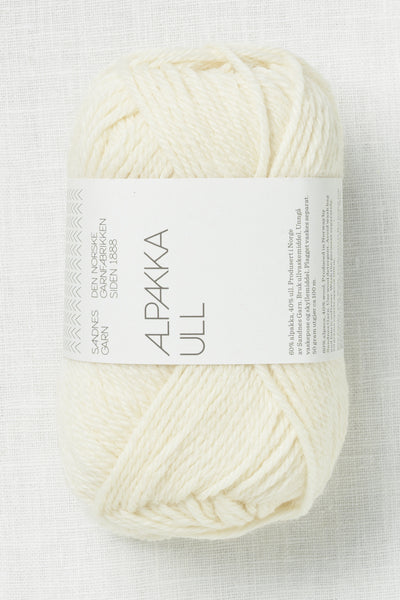 Sandnes Garn Alpakka Ull 1012 Natural