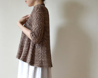 Hitofude Cardigan by Hiroko Fukatsu