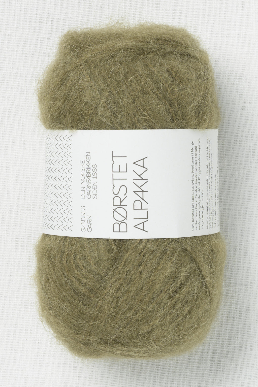 Sandnes Garn Borstet Alpakka 9873 Dark Olive