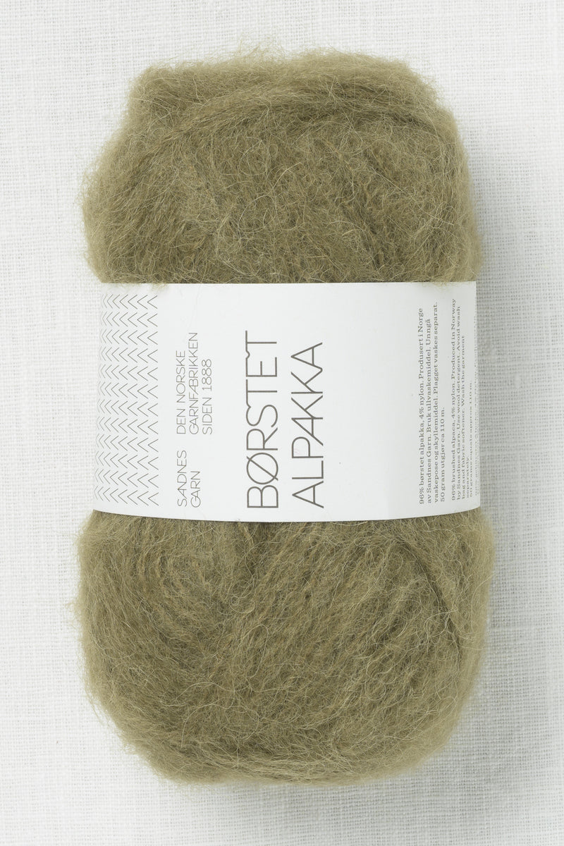 Sandnes Garn Borstet Alpakka 9873 Dark Olive