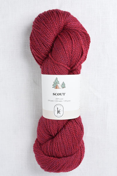 Kelbourne Woolens Scout 614 Scarlet Heather