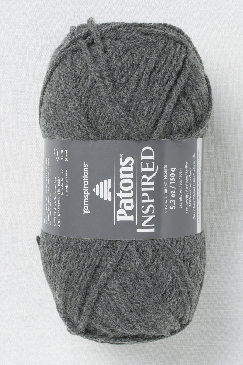 Patons Inspired Silver Gray Heather