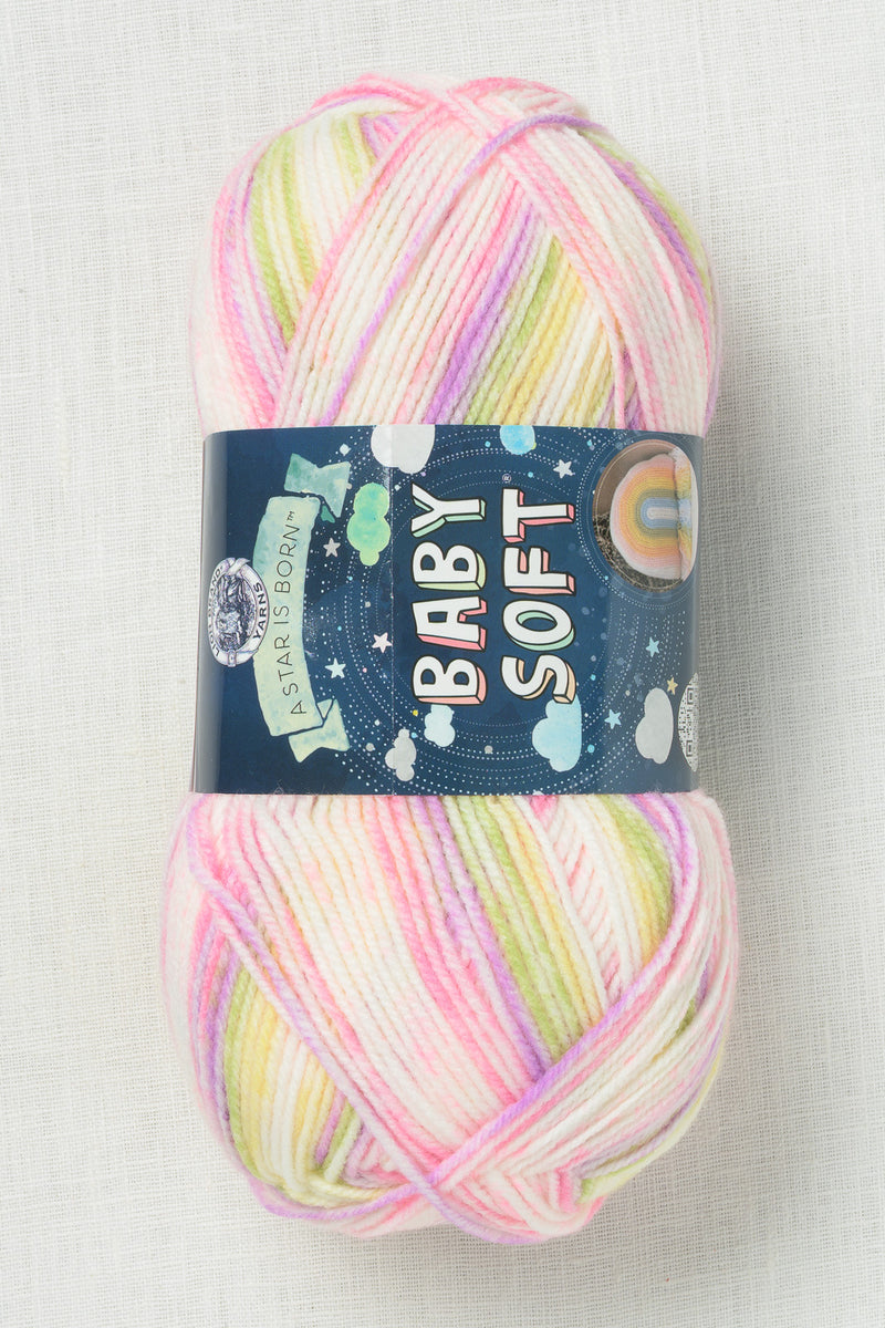 Lion Brand Baby Soft 219C Circus Print