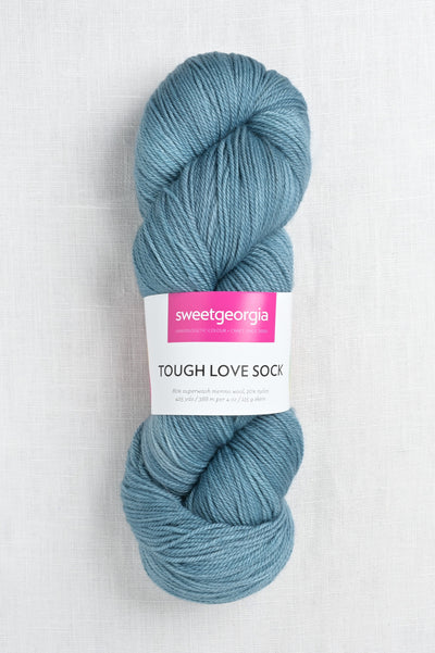 Sweet Georgia Tough Love Sock Blue Canoe