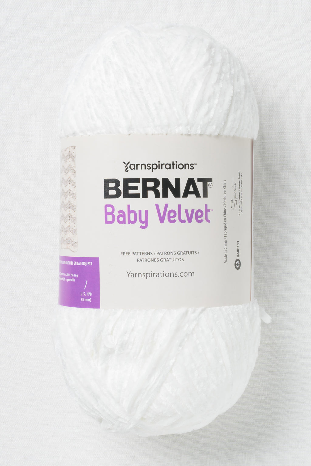 Bernat Baby Velvet Snowy White
