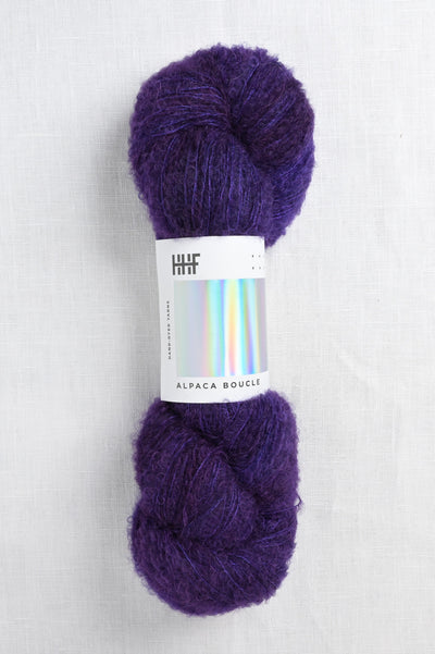 Hedgehog Fibres Alpaca Boucle Purple Reign