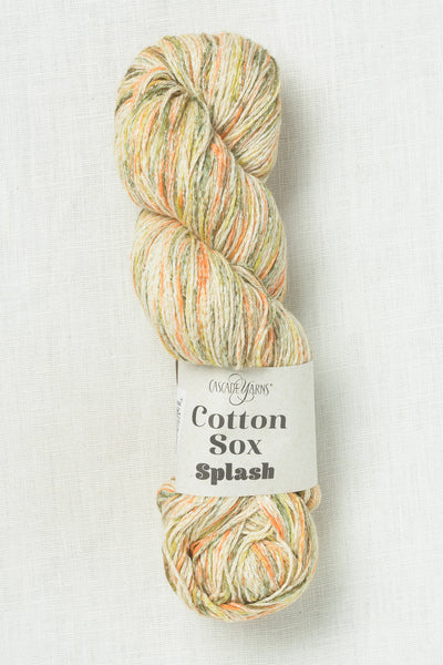 Cascade Cotton Sox Splash 412 Cactus