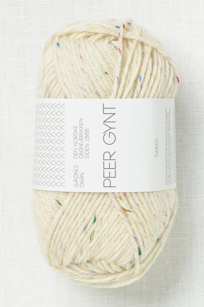 Sandnes Garn Peer Gynt Tweed 1044 Natural Tutti Frutti Tweed
