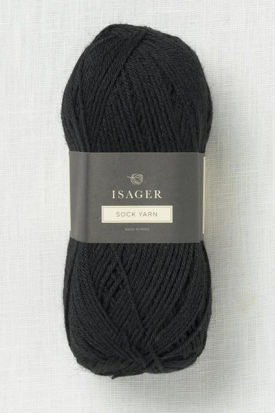 Isager Sock Yarn 30 Black
