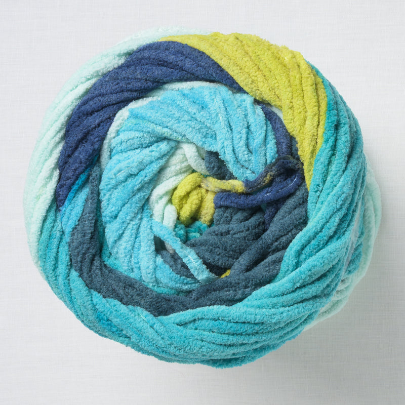 Bernat Blanket Patchwork Teal Dream
