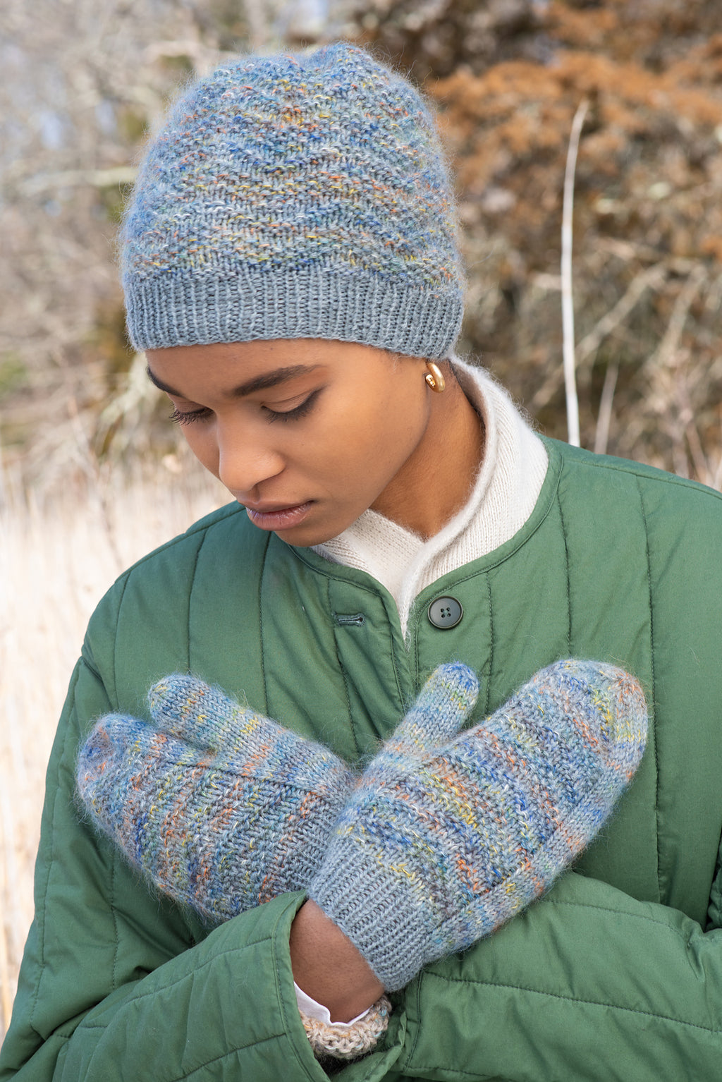 Jovita Hat & Mittens by Åsa Buchta