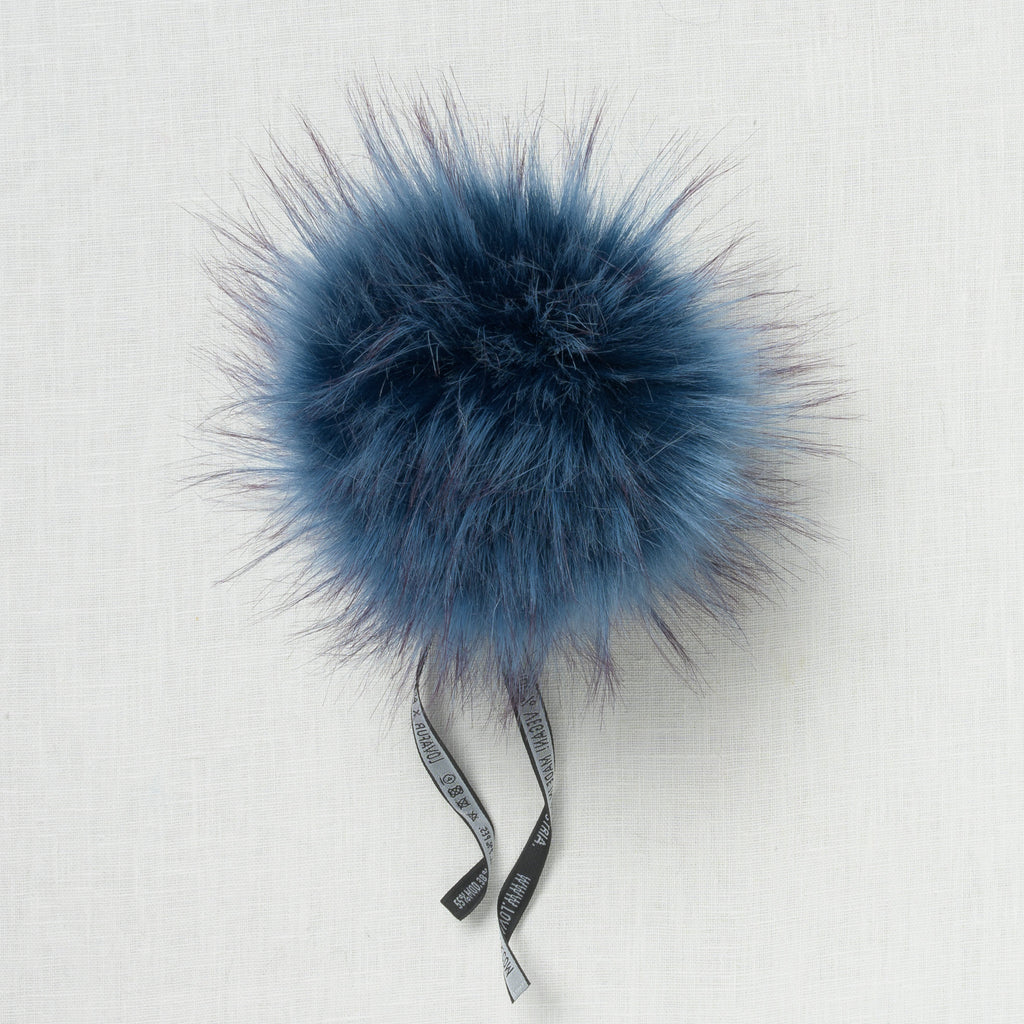 Lovafur Luxe Faux Fur Pom Aqua Raccoon