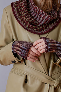 Architrave Cowl + Mitts by Catherine Salter Bayar