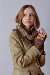 Architrave Cowl + Mitts by Catherine Salter Bayar