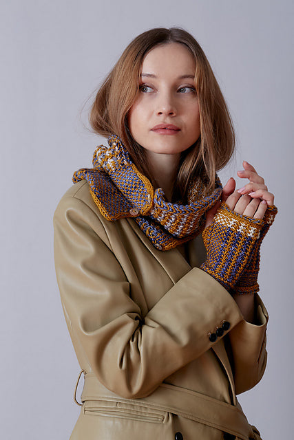 Architrave Cowl + Mitts by Catherine Salter Bayar