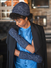 Azurite Hat & Mitts by Alison Green