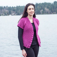 Red Violet Vest by Cheryl Beckerich