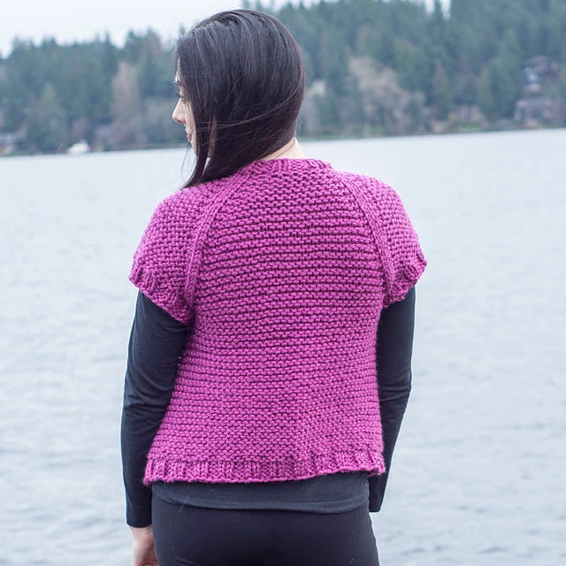 Red Violet Vest by Cheryl Beckerich