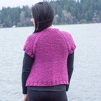 Red Violet Vest by Cheryl Beckerich