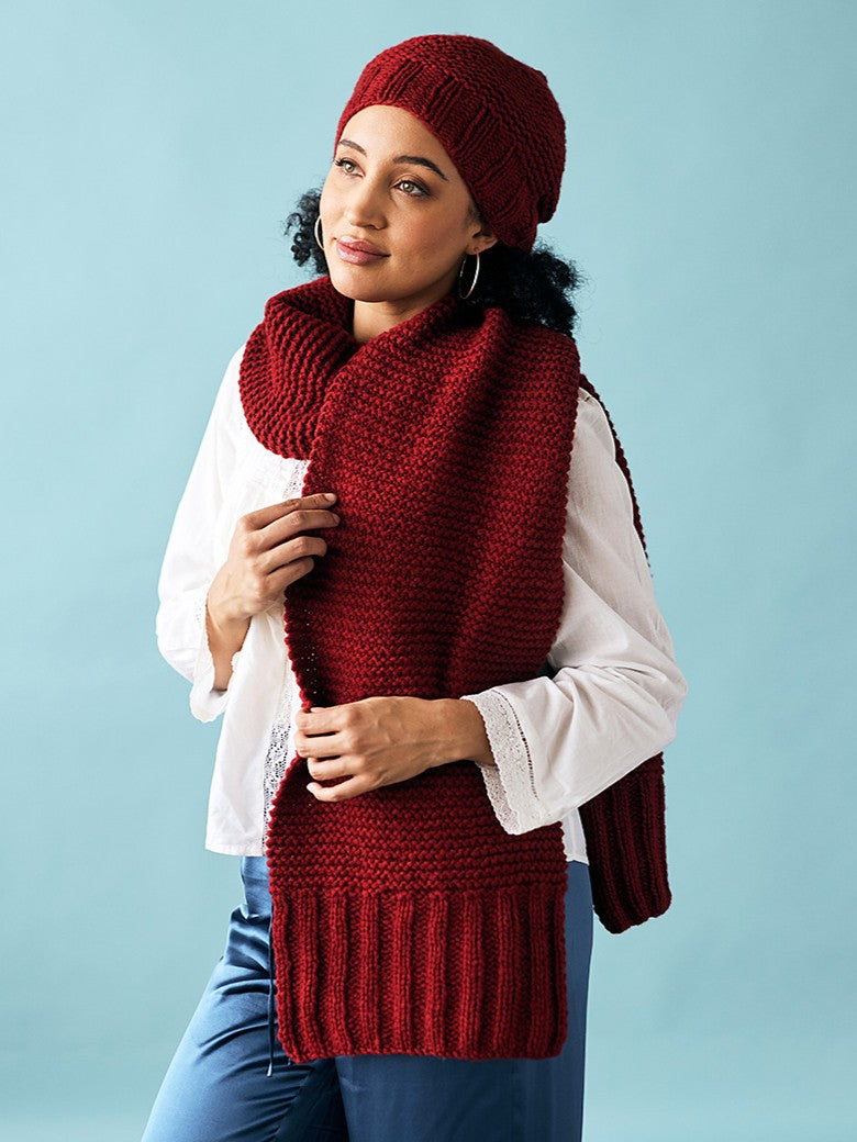 Sandbanks Hat and Scarf by Åsa Buchta