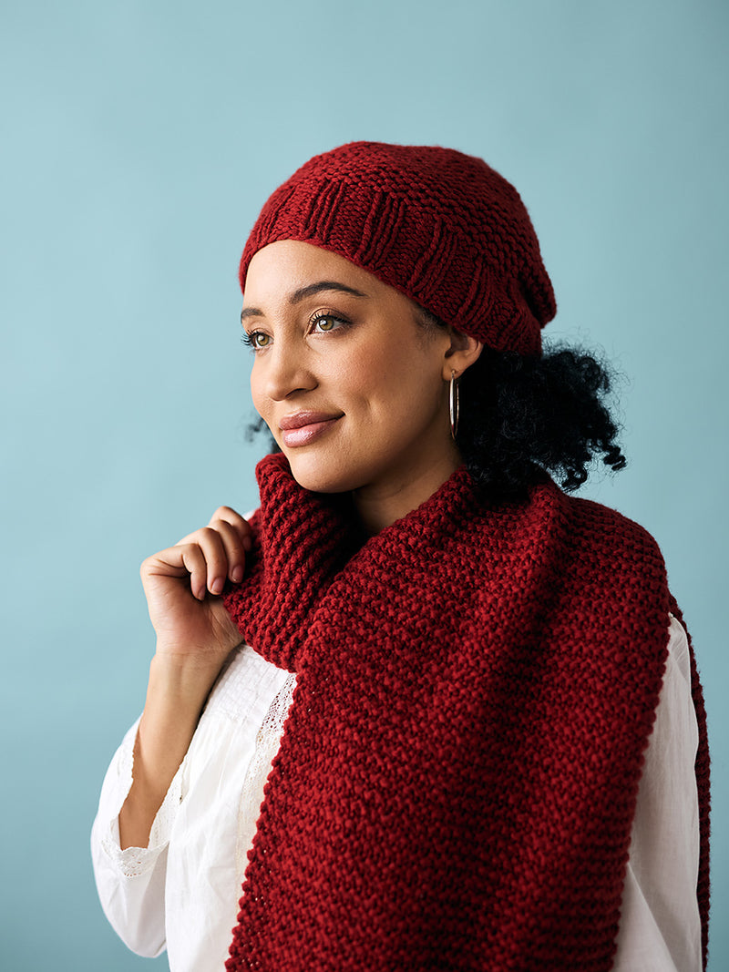 Sandbanks Hat and Scarf by Åsa Buchta