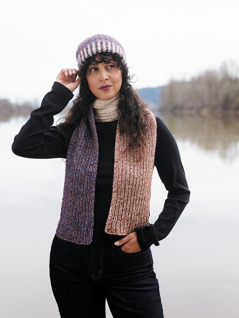 Burke Hat and Scarf by Tabetha Hedrick