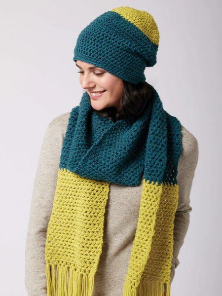 Color Burst Beanie by Bernat Design Studio