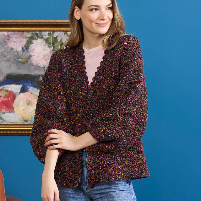 Nightscape Cardigan by Yarnspirations Design Studio