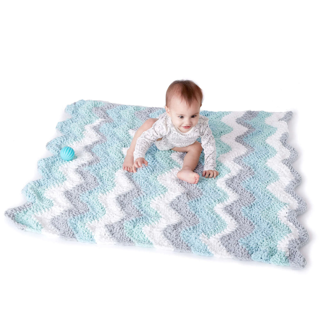 Crochet Chevron Baby Blanket