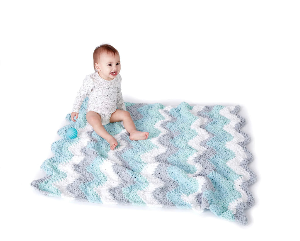 Crochet Chevron Baby Blanket