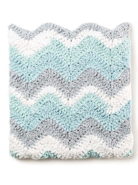 Crochet Chevron Baby Blanket