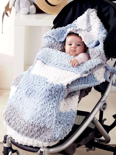Crochet Stroller Blanket