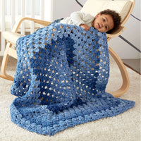 Granny Rectangle Crochet Baby Blanket