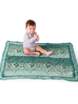 Diamond Filet Crochet Blanket