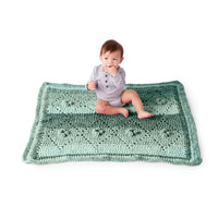 Diamond Filet Crochet Blanket
