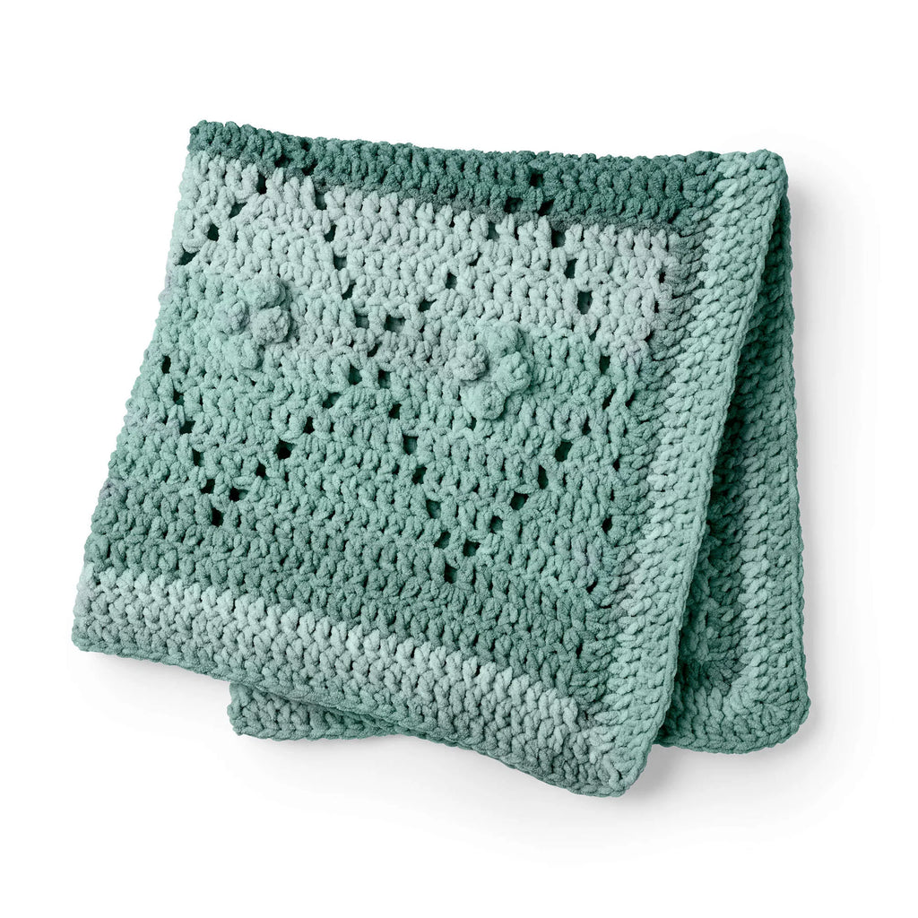 Diamond Filet Crochet Blanket