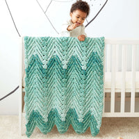 Ridged Crochet Baby Blanket