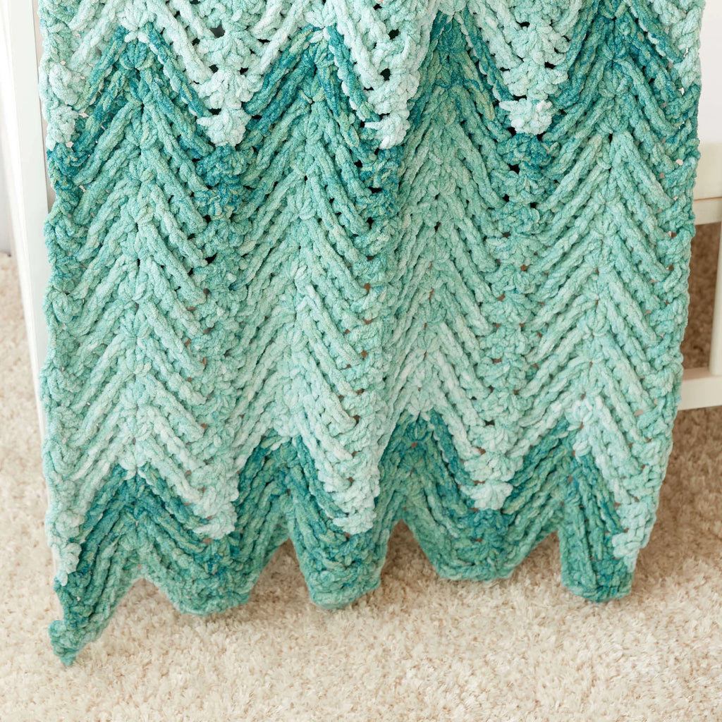 Ridged Crochet Baby Blanket