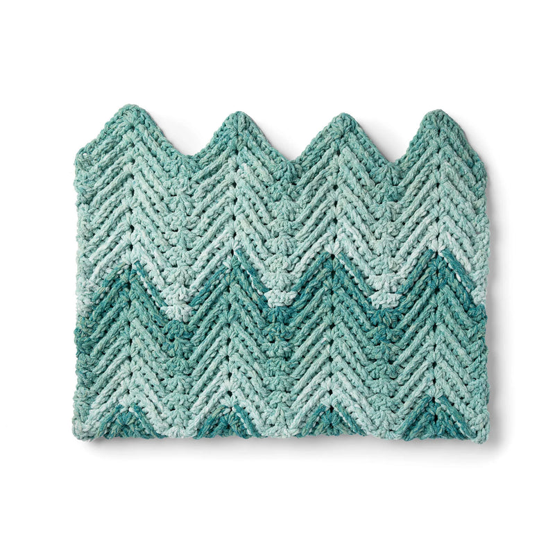 Ridged Crochet Baby Blanket