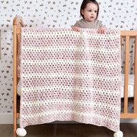 Crochet Baby Stripe Blanket