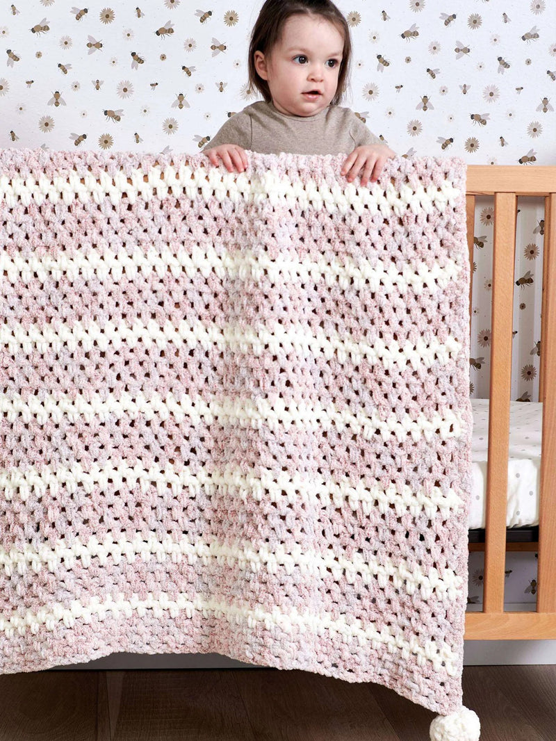 Crochet Baby Stripe Blanket