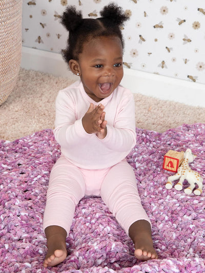 Crochet Ridges Baby Blanket