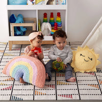 Sunshine Crochet Pillow