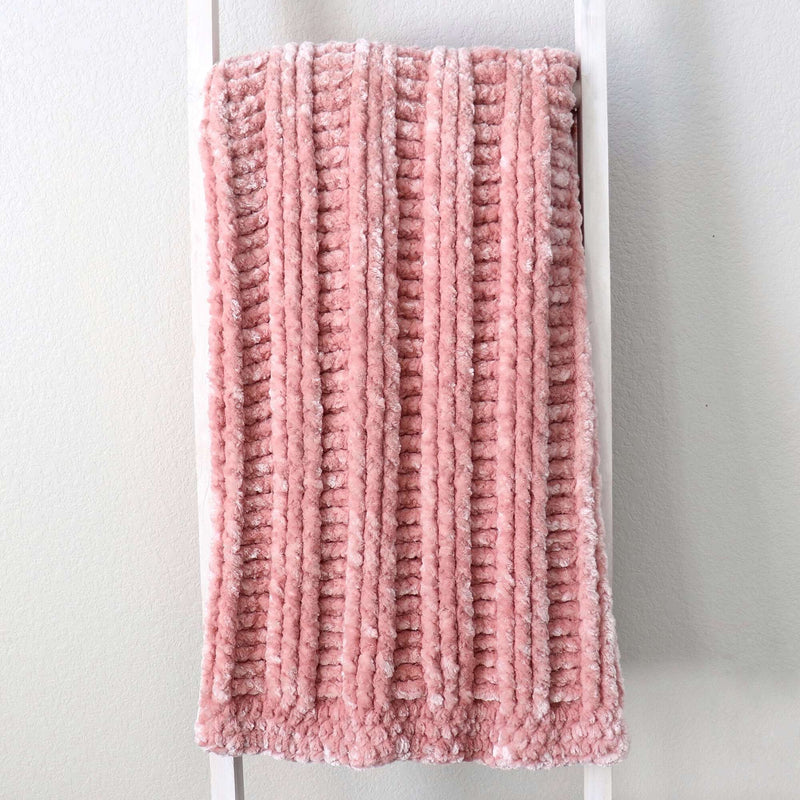 Velvet Post Lines Crochet Throw by Bernat Design Studio